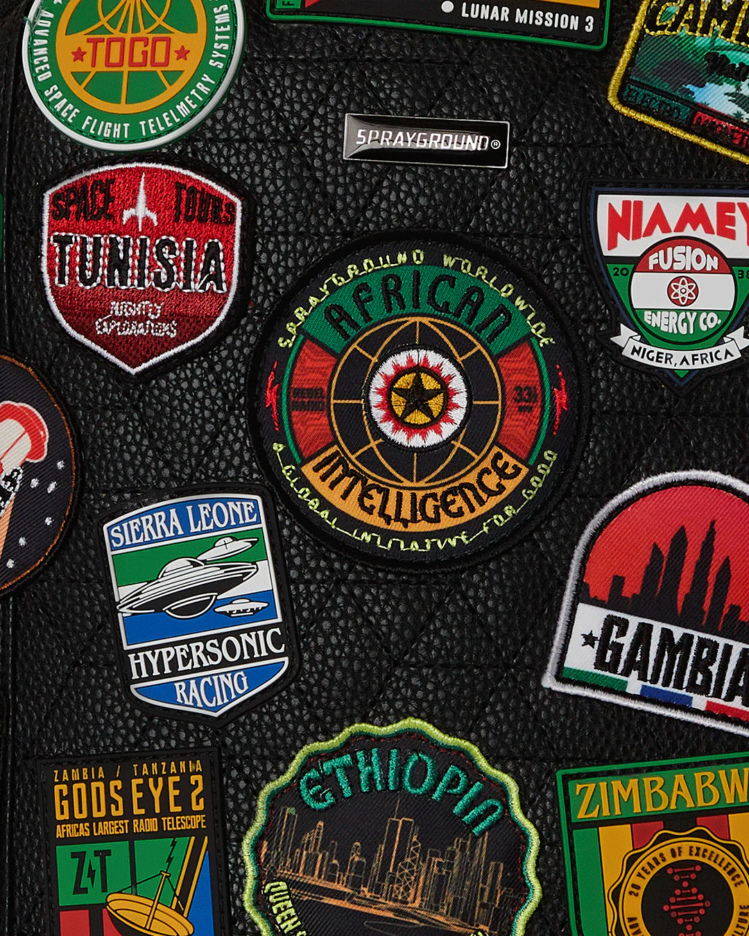 A.I. THE 54 (PATCHES OF AFRICA) CARGO BACKPACK - Image 13