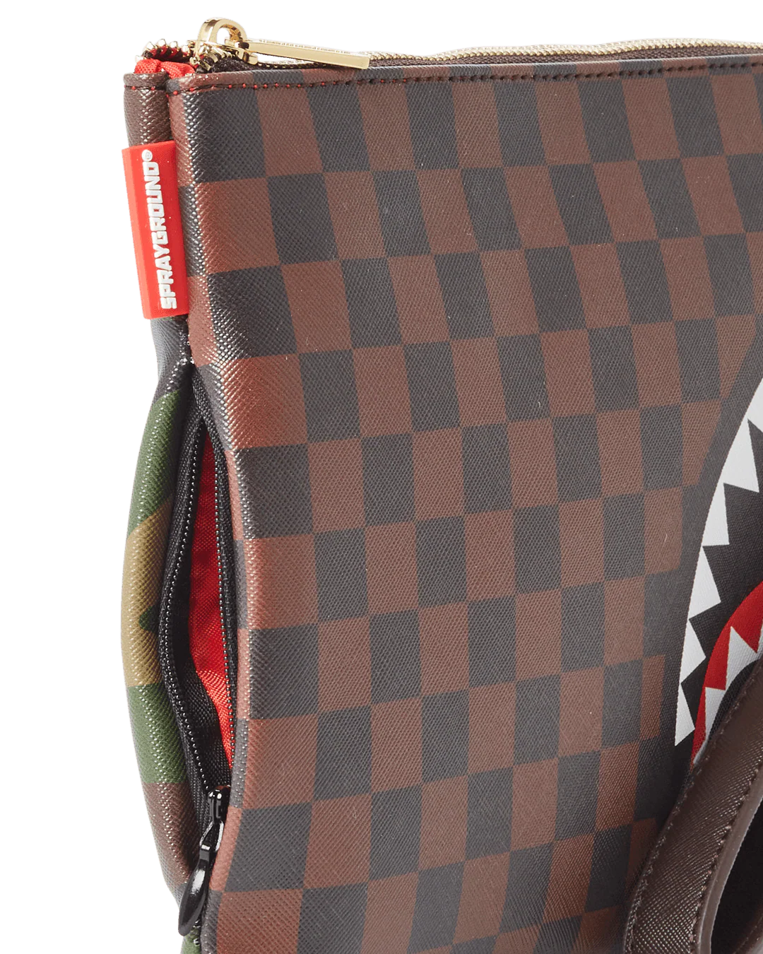CHECKS IN CAMOFLAUGE CROSSOVER CLUTCH - Image 8