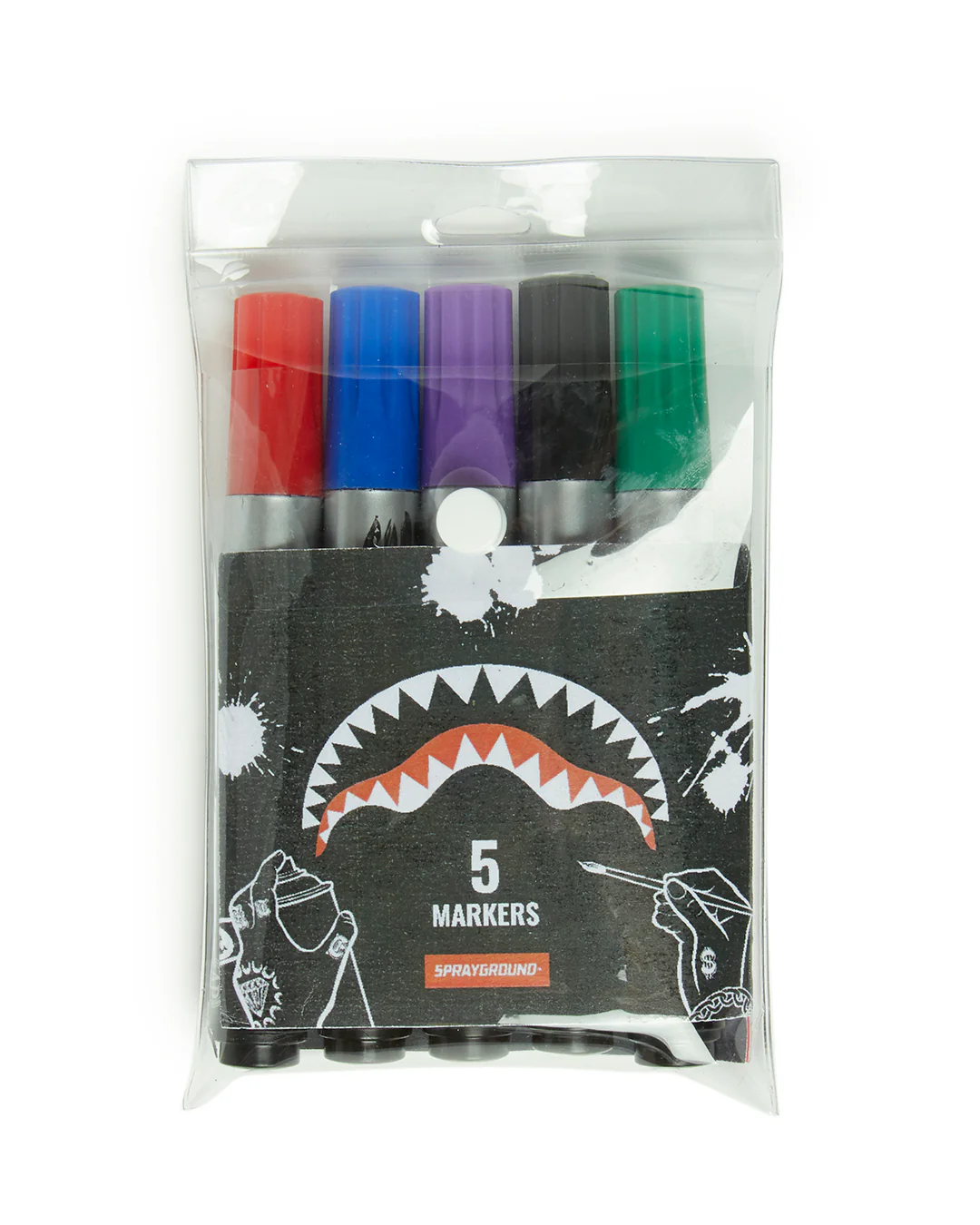 THE SPRAYGROUND DIY WHITE BACKPACK (VEGAN LEATHER & INNER MONEY LINING) & MARKERS INCLUDED - Image 5