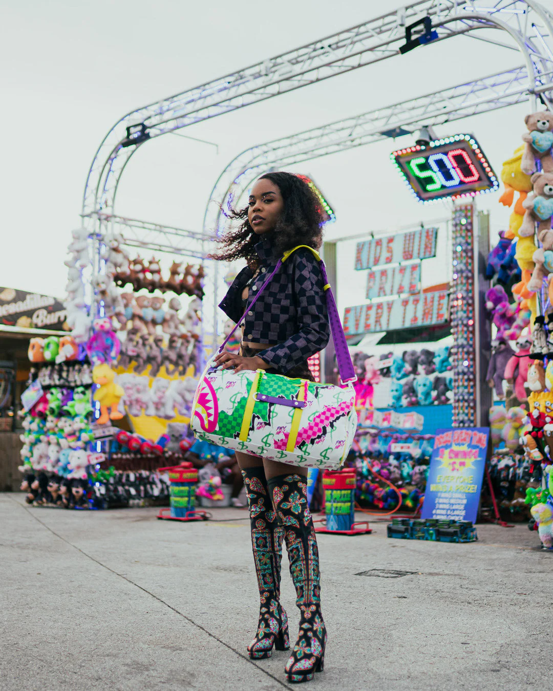 DREAMY TECHNICOLOR DUFFLE - Image 6