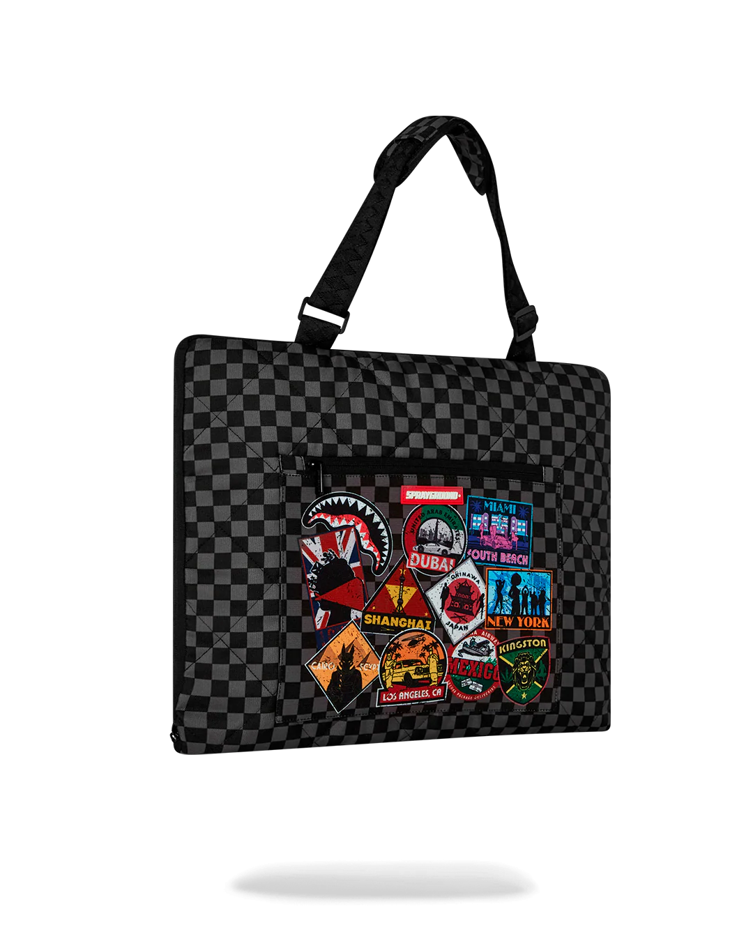 GLOBAL MOGUL UNLIMITED MILES PACKABLE BEACH MAT BLANKET WATER RESISTANT CONVERTIBLE TOTE - Image 3