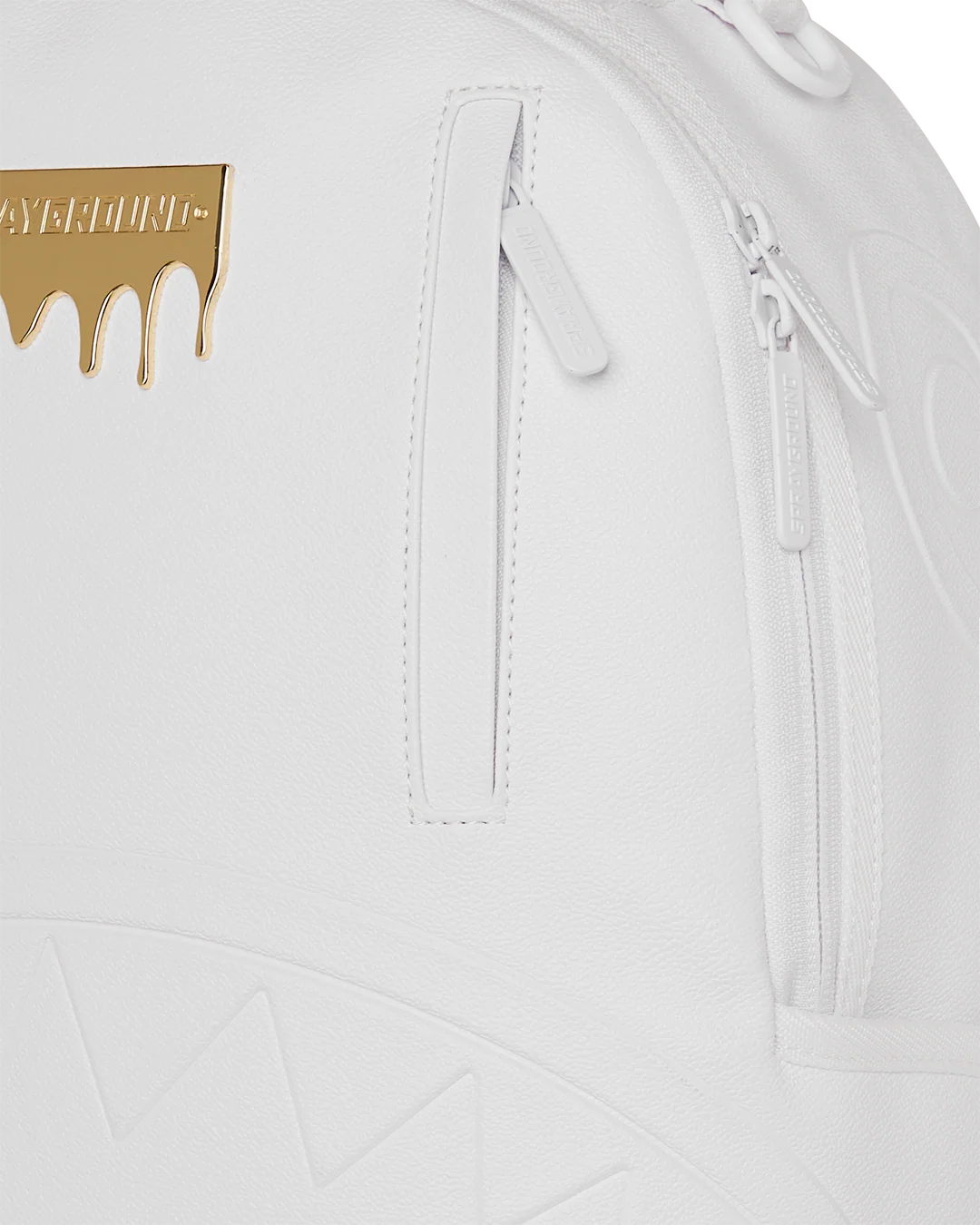 GOLD BRICK LUXE WHITE BACKPACK - Image 10