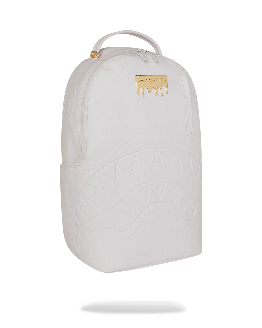 GOLD BRICK LUXE WHITE BACKPACK - Image 3