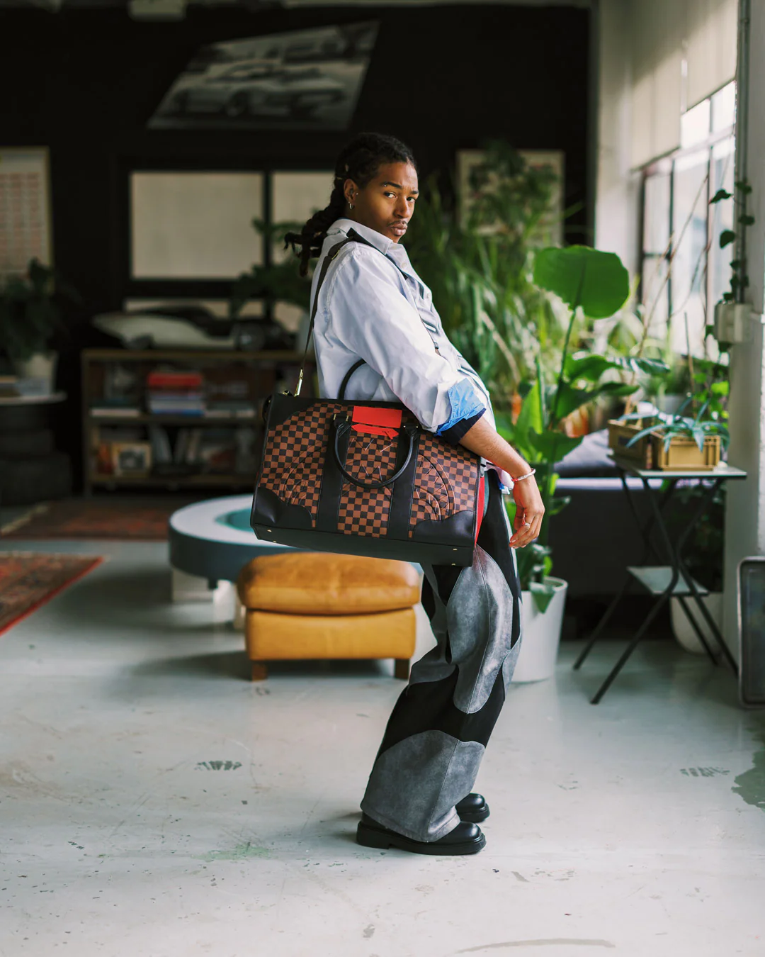 KATANA CHECK BOSS PYRAMID DUFFLE - Image 17
