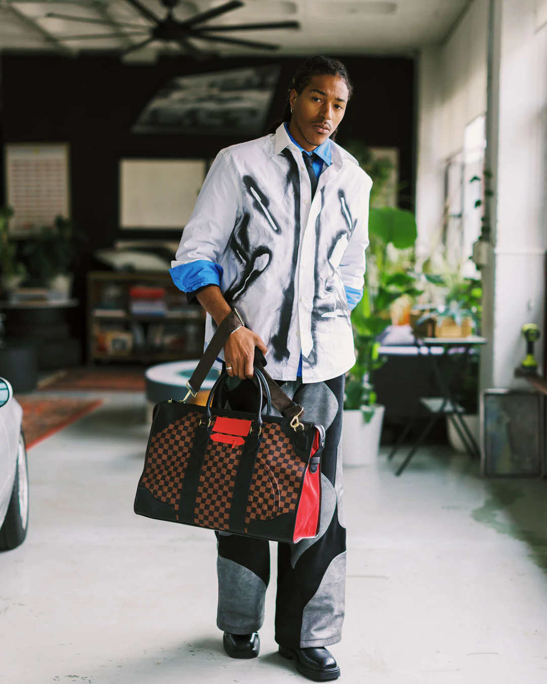 KATANA CHECK BOSS PYRAMID DUFFLE - Image 18