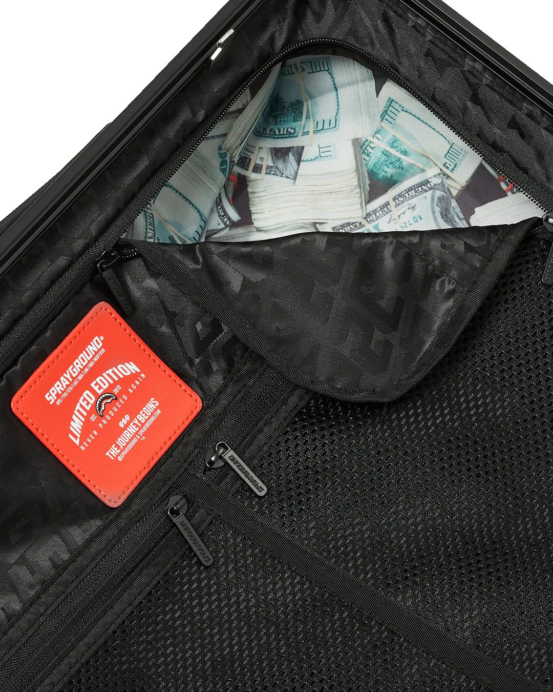 MIDNIGHT MAGIC SHARKS IN PARIS HARD SHELL CARRY-ON LUGGAGE - Image 14