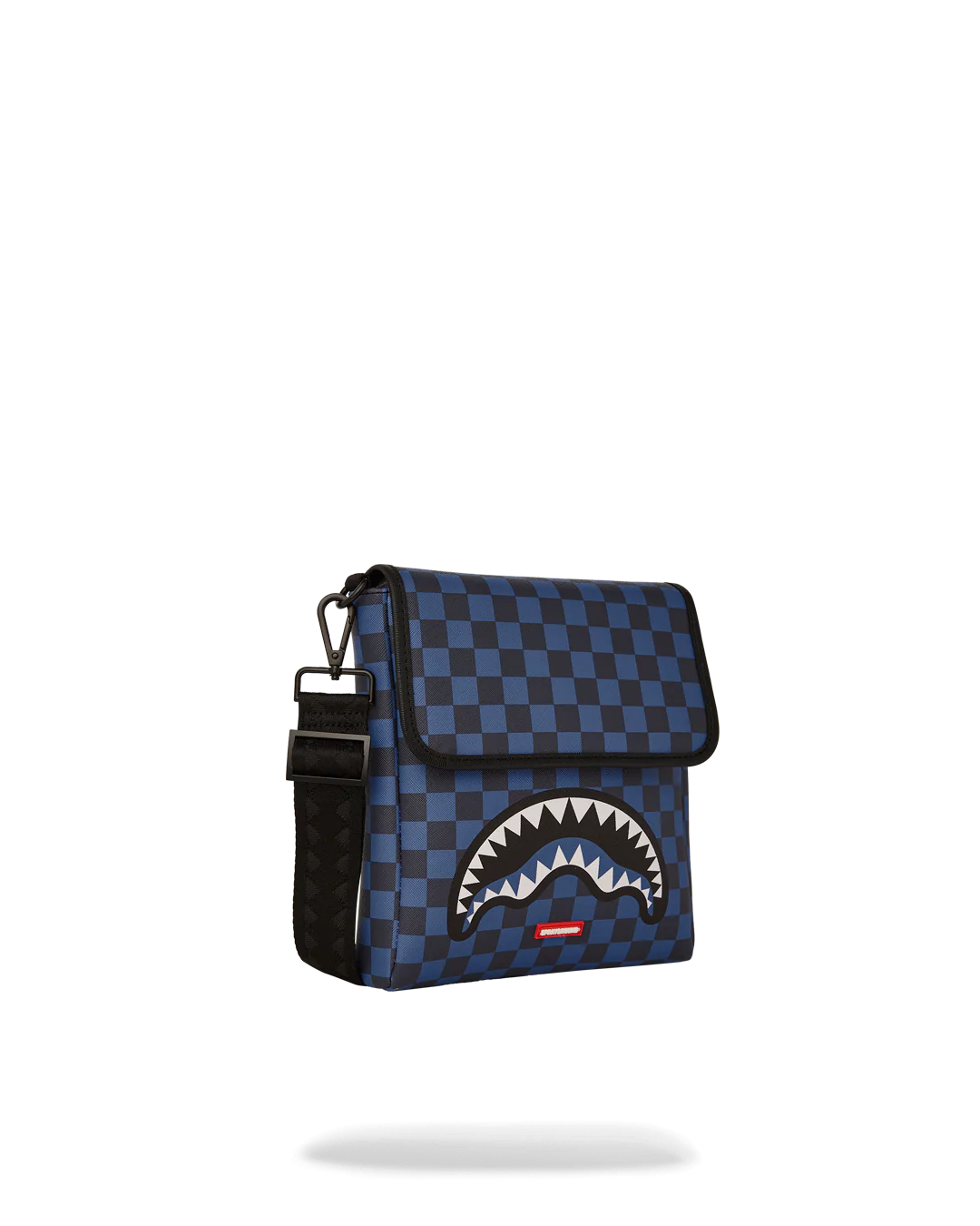 MIDNIGHT MAGIC SHARKS IN PARIS MESSENGER SLING BAG - Image 3