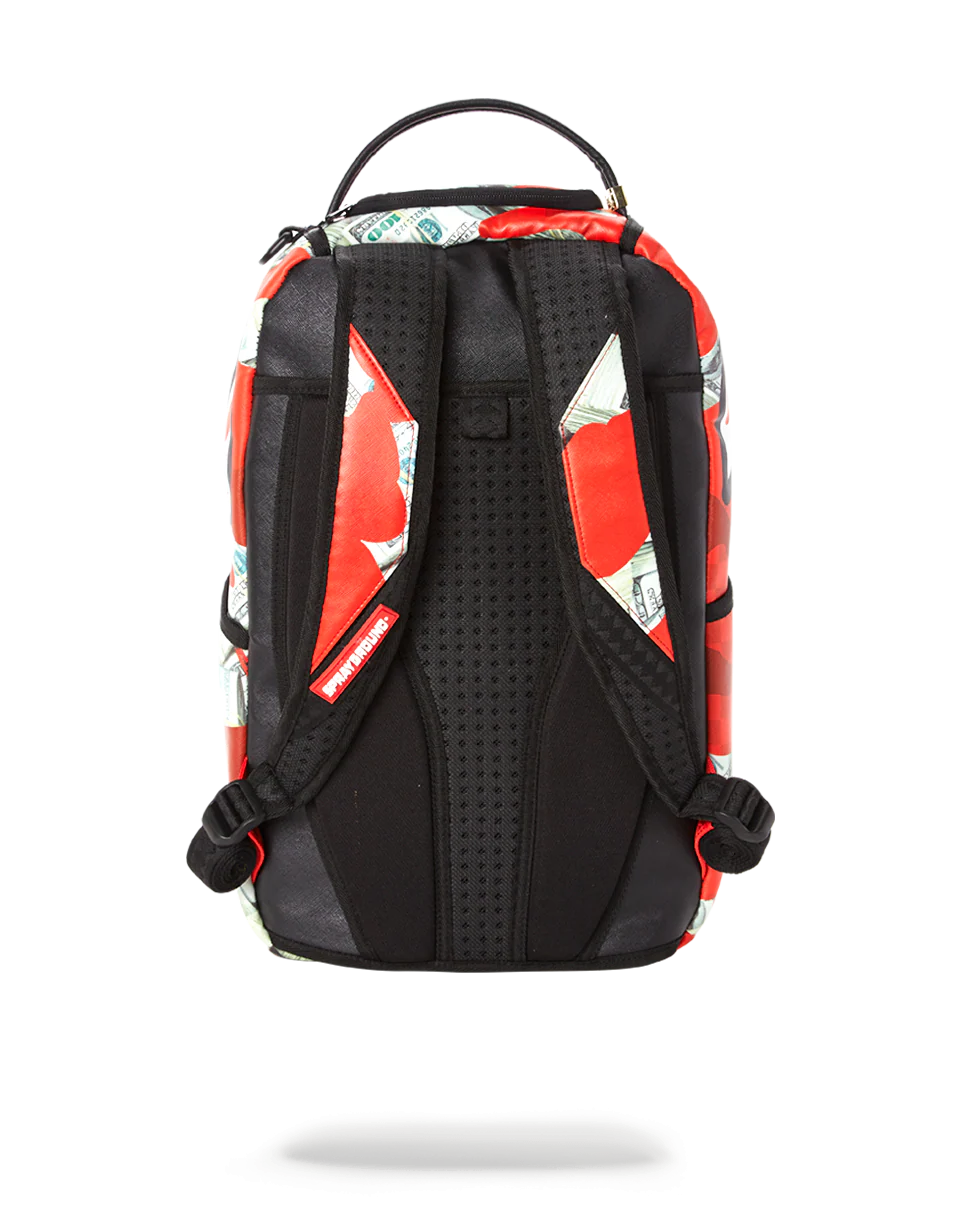 MONEY CAMO (RED) BACKPACK - Image 4