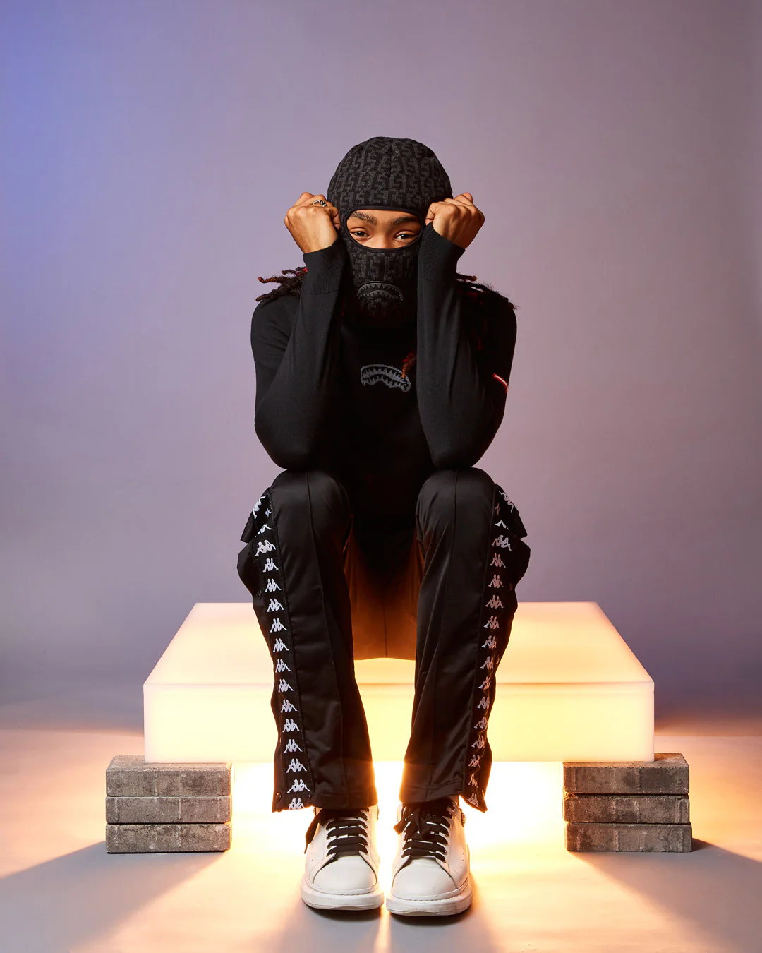 CASHIN CHECKS SKI MASK (GRAY) - Image 6