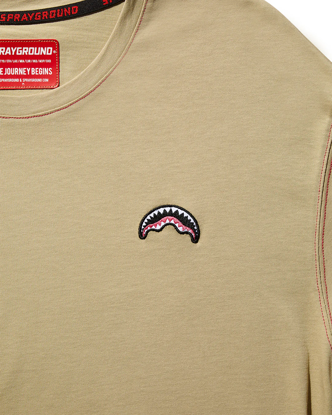 OVER SHARK T-SHIRT (SAND) - Image 3
