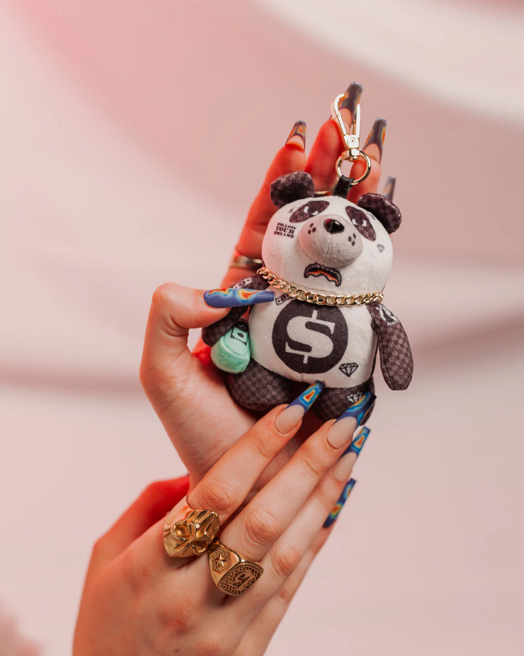 PANDA SKI MASK BEAR KEYCHAIN - Image 4