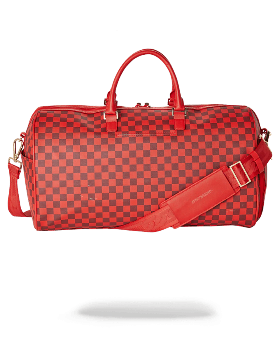 SHARKS IN PARIS DUFFLE (RED CHECKERED EDITION) - Image 4