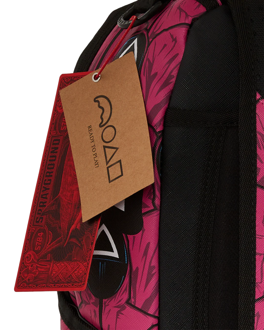SQUID GAME COLLAB FRONT MAN & PINK GUARD SHARKS BACKPACK - Image 15