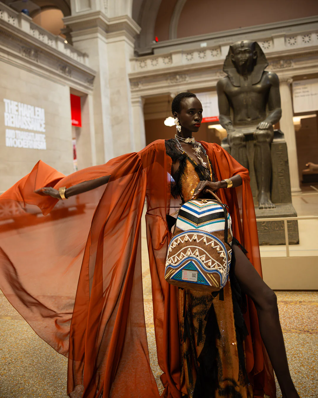 THE MET KUBA KINGDOM HEADDRESS BACKPACK - Image 8